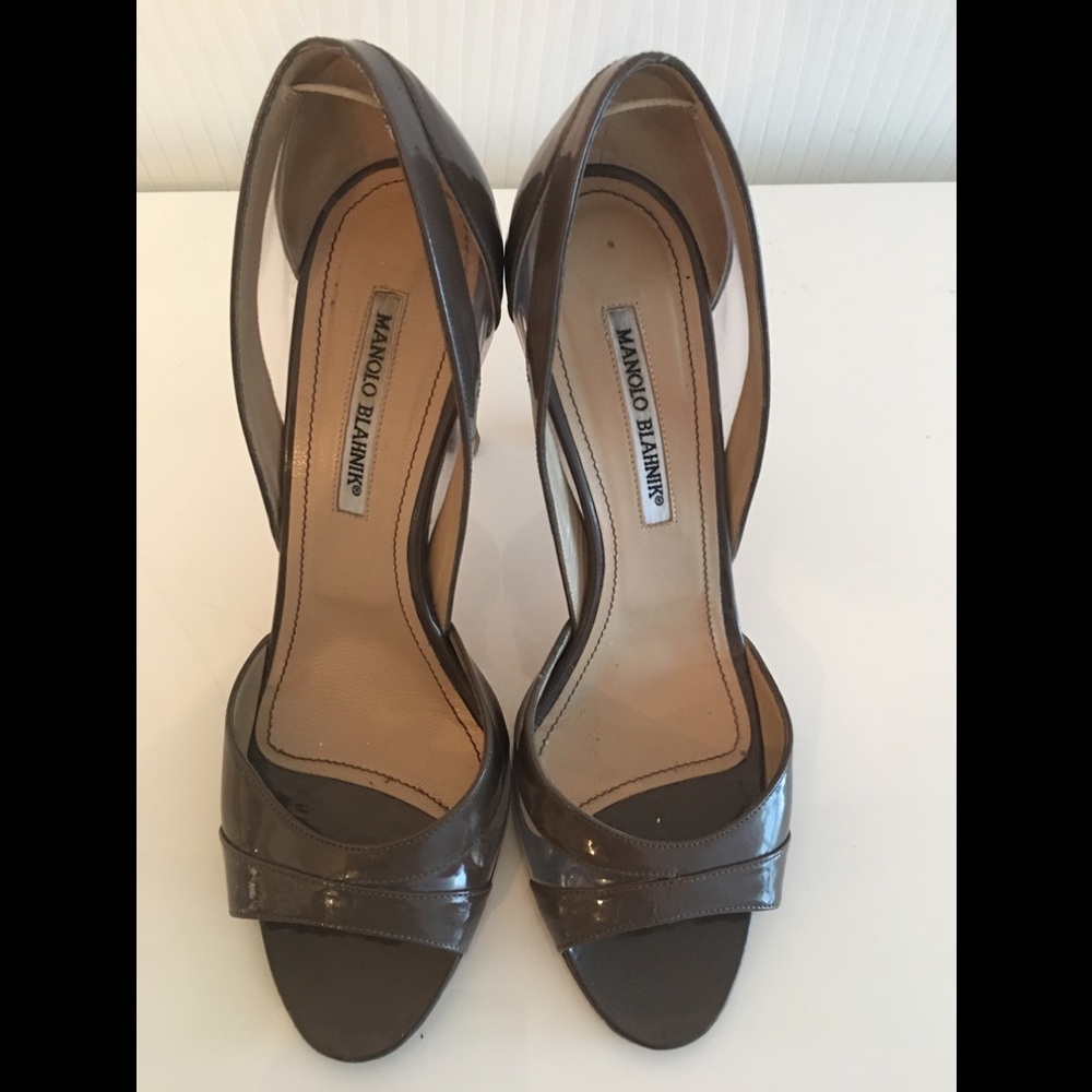 MANOLO BLAHNIK WOMEN SHOES HAND MADE IN ITALY 39,5